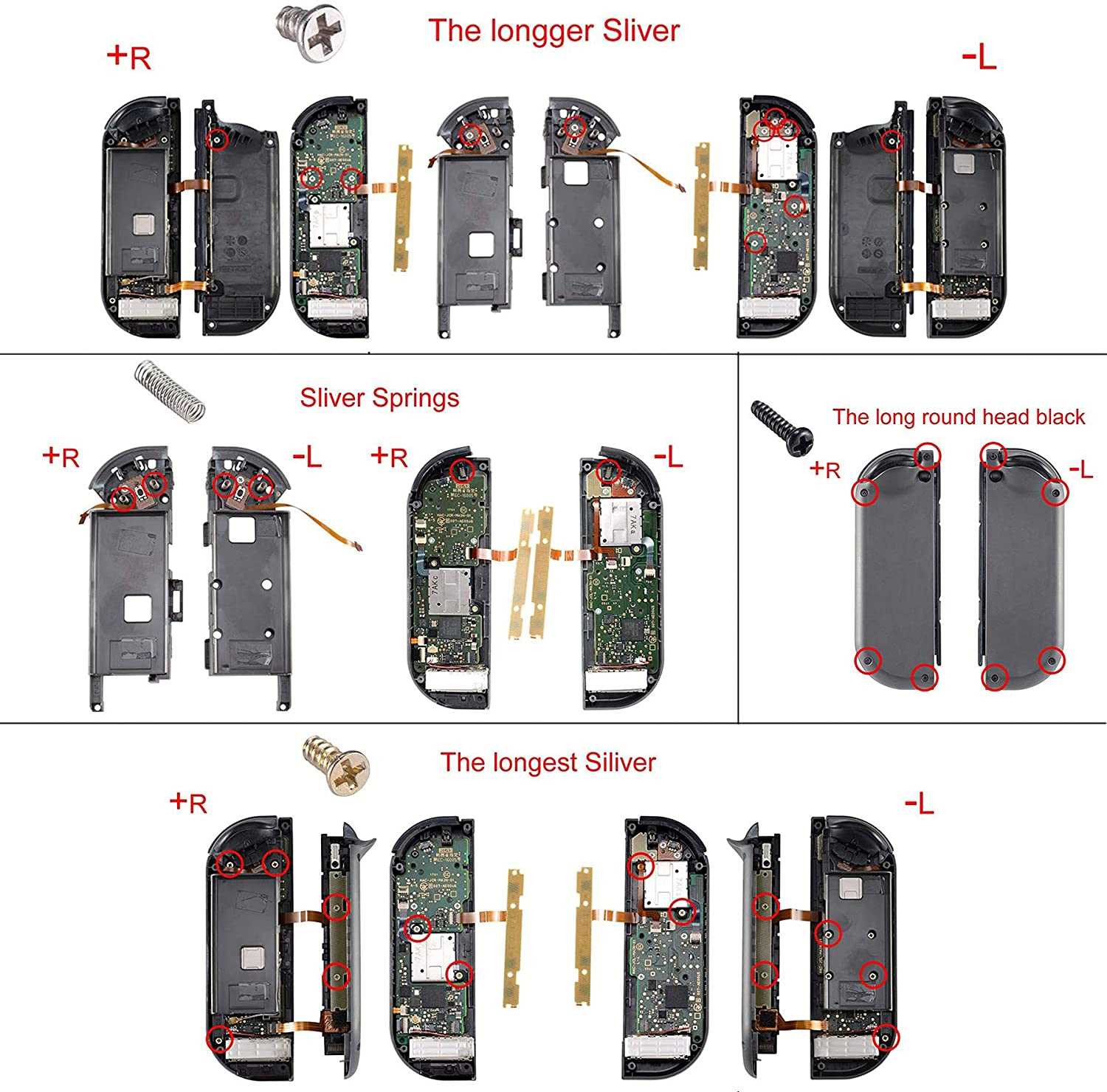 joy con parts diagram