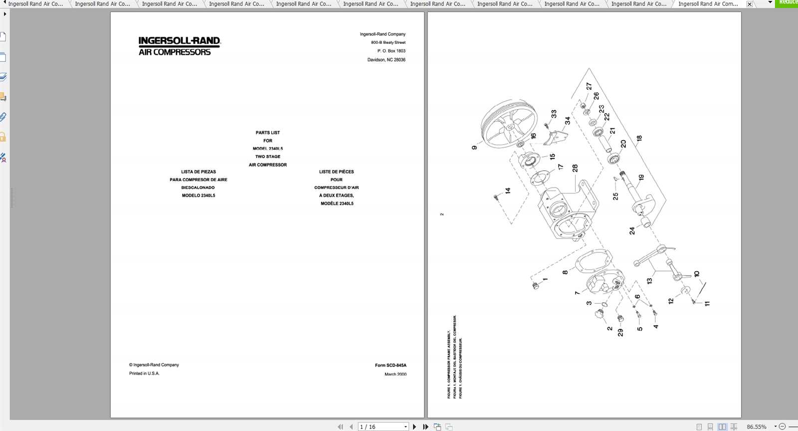 ingersoll rand ss3 parts diagram