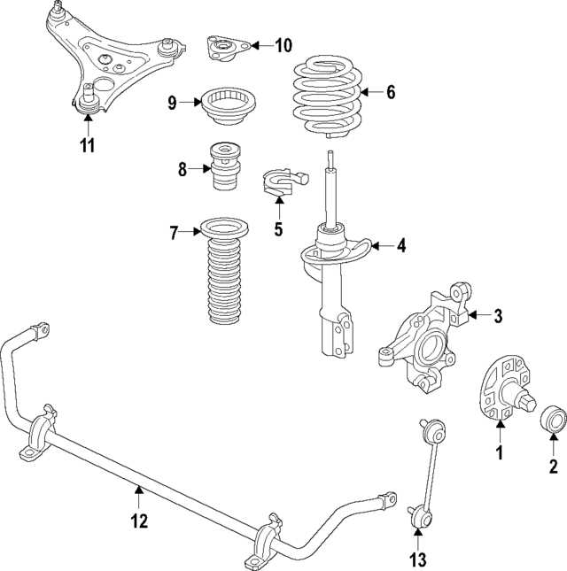 wheel bearing parts diagram