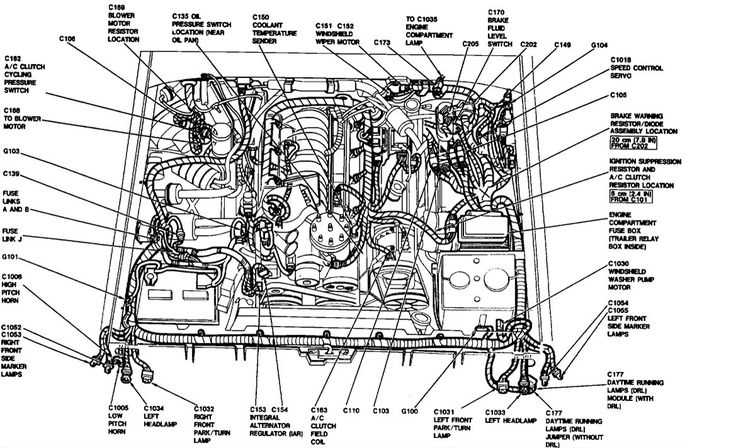 1990 ford f150 parts diagram