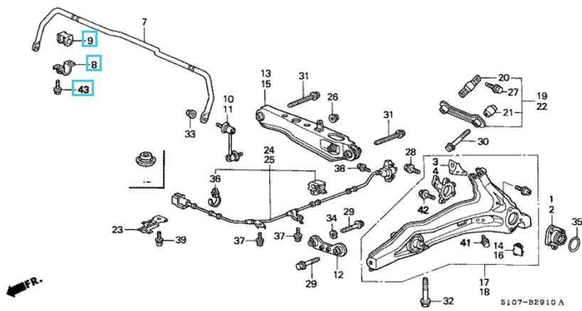 2001 honda crv parts diagram