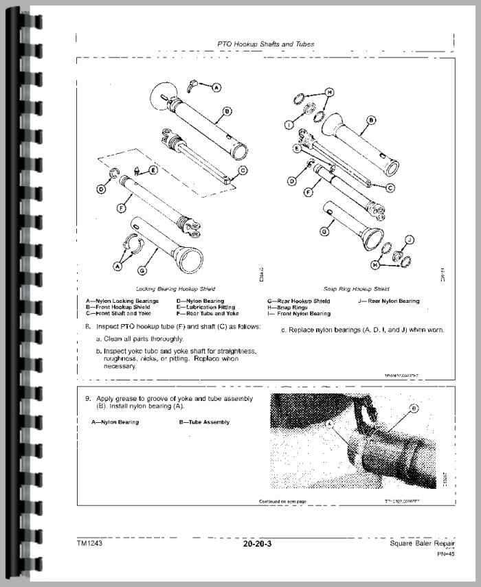 john deere 348 baler parts diagram