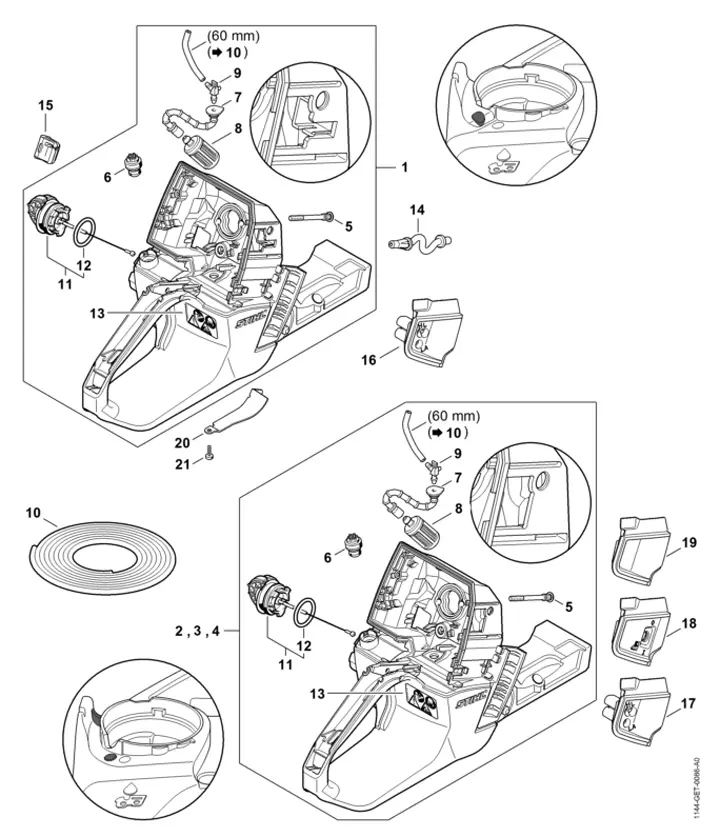 stihl ms250 parts diagram