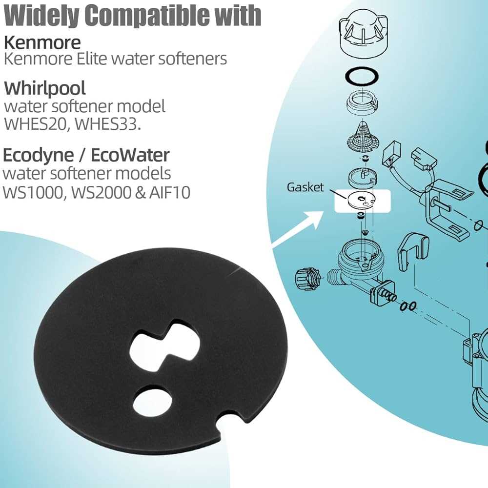 whirlpool water softener parts diagram