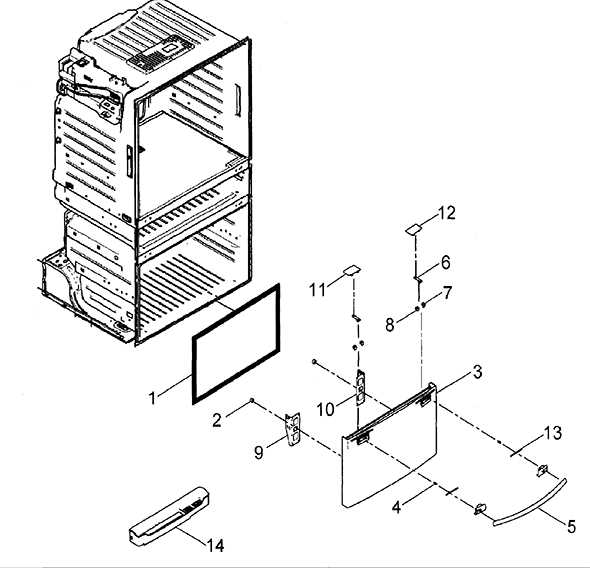 samsung rf267aers parts diagram