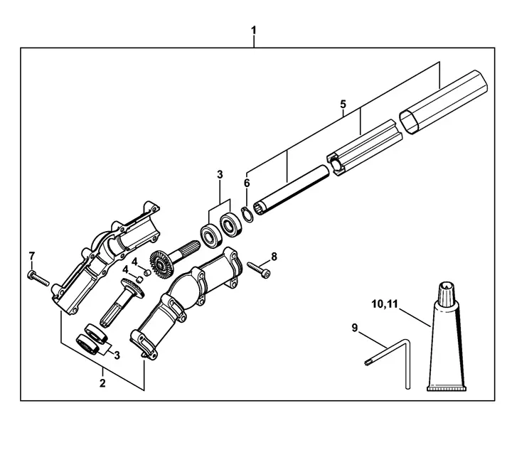 stihl ht75 pole saw parts diagram