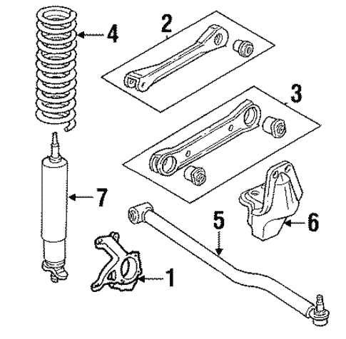 jeep cherokee front end parts diagram