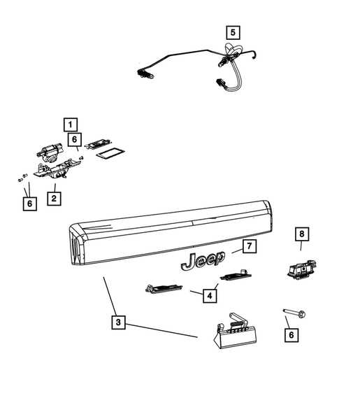 jeep commander parts diagram