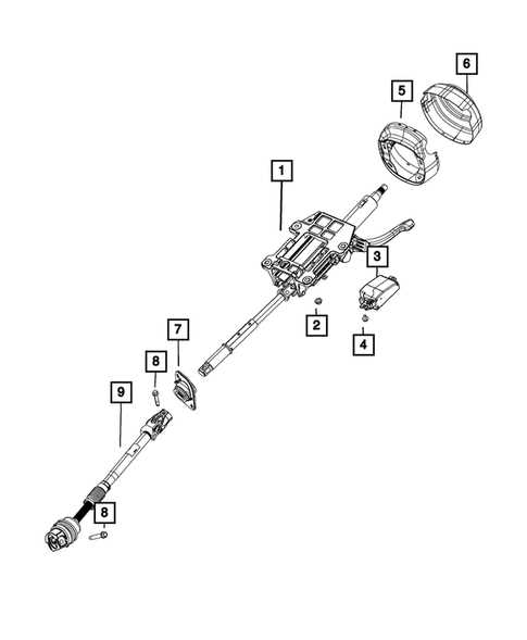 jeep steering parts diagram