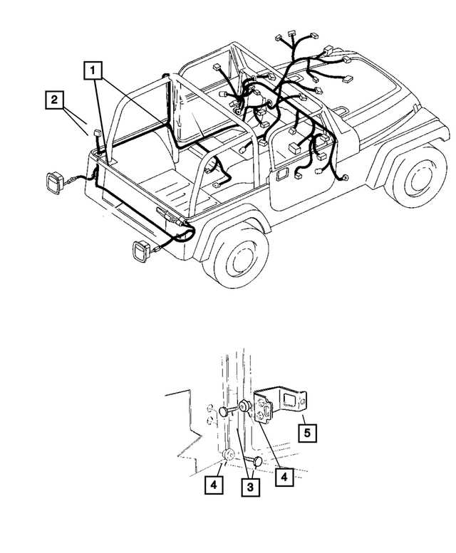 jeep wrangler body parts diagram