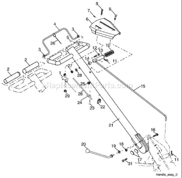 husqvarna tiller parts diagram