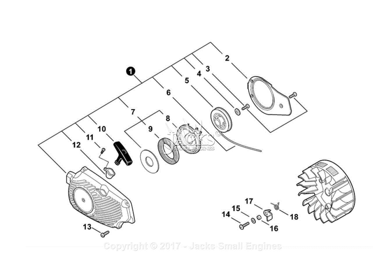 stihl 361 chainsaw parts diagram