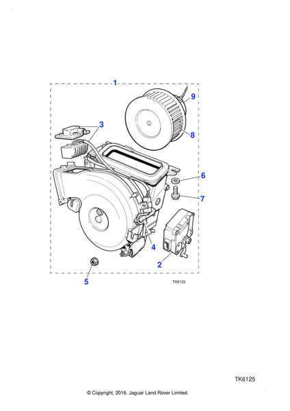 blower motor parts diagram