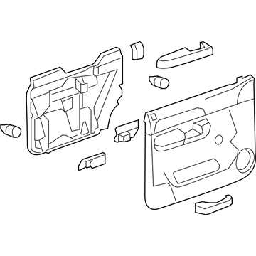 chevy silverado door parts diagram