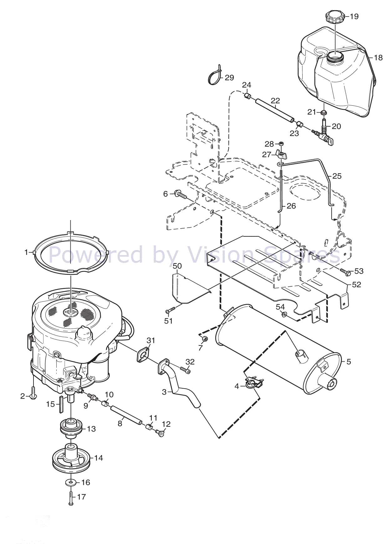 briggs and stratton push mower parts diagram