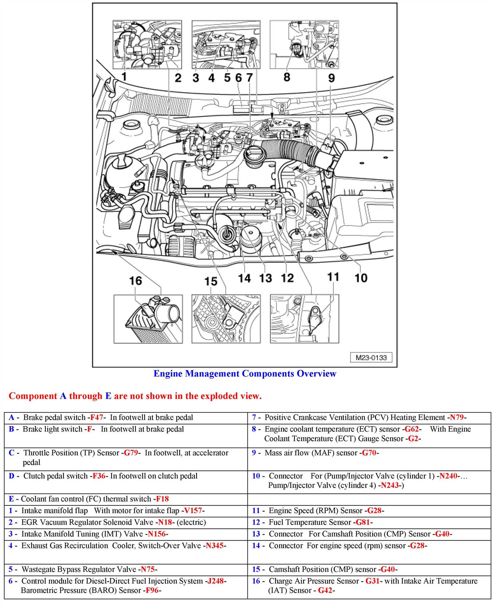 vw 2.0 tdi engine parts diagram