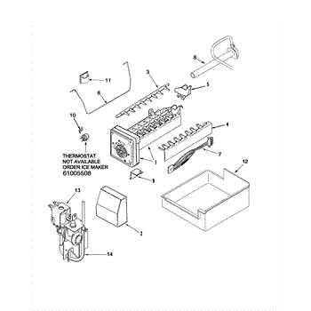 maytag fridge parts diagram