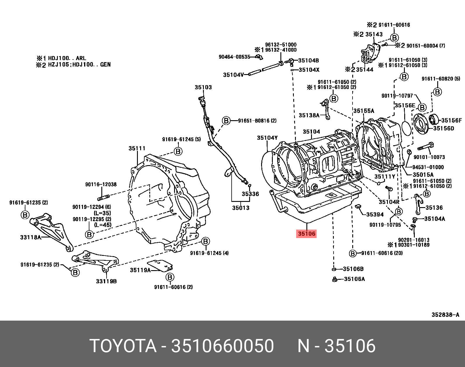 automatic transmission parts diagram