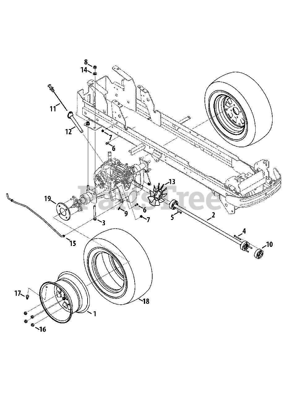 cub cadet series 2000 parts diagram