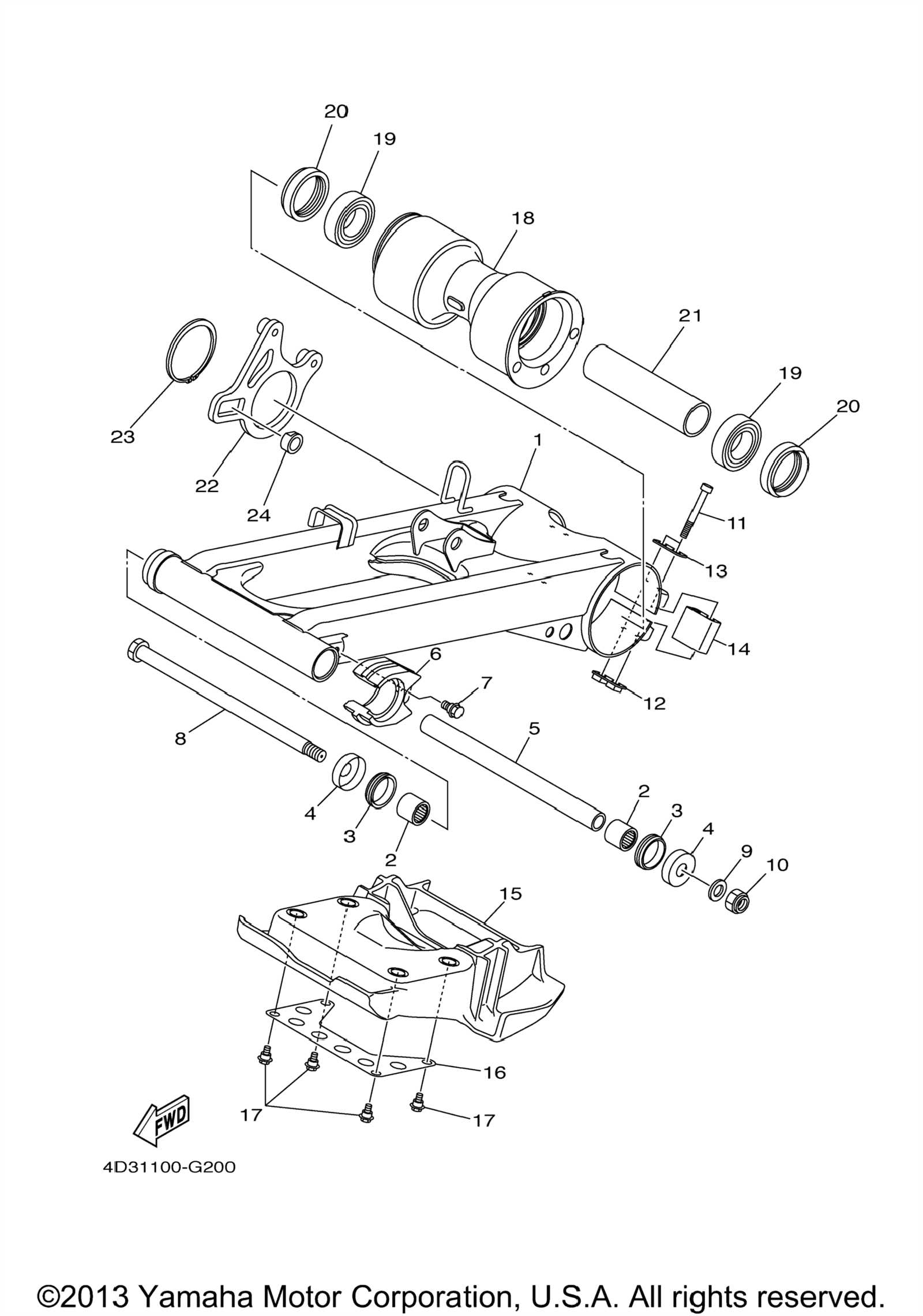 yamaha raptor 250 parts diagram