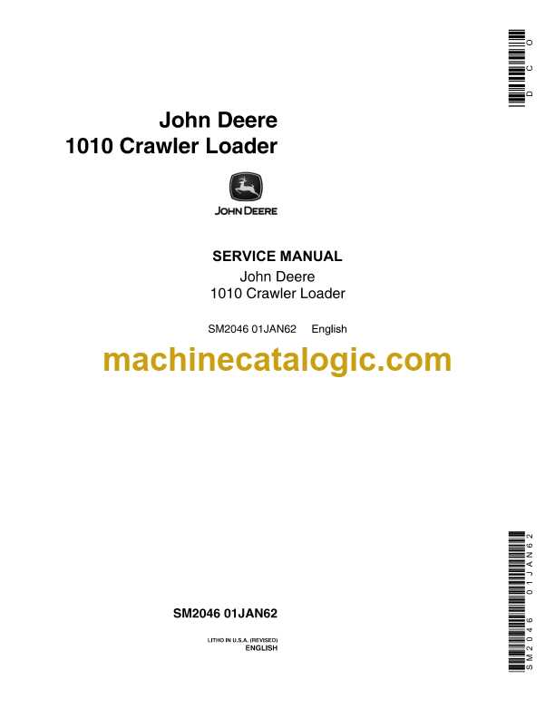 john deere 1010 parts diagram