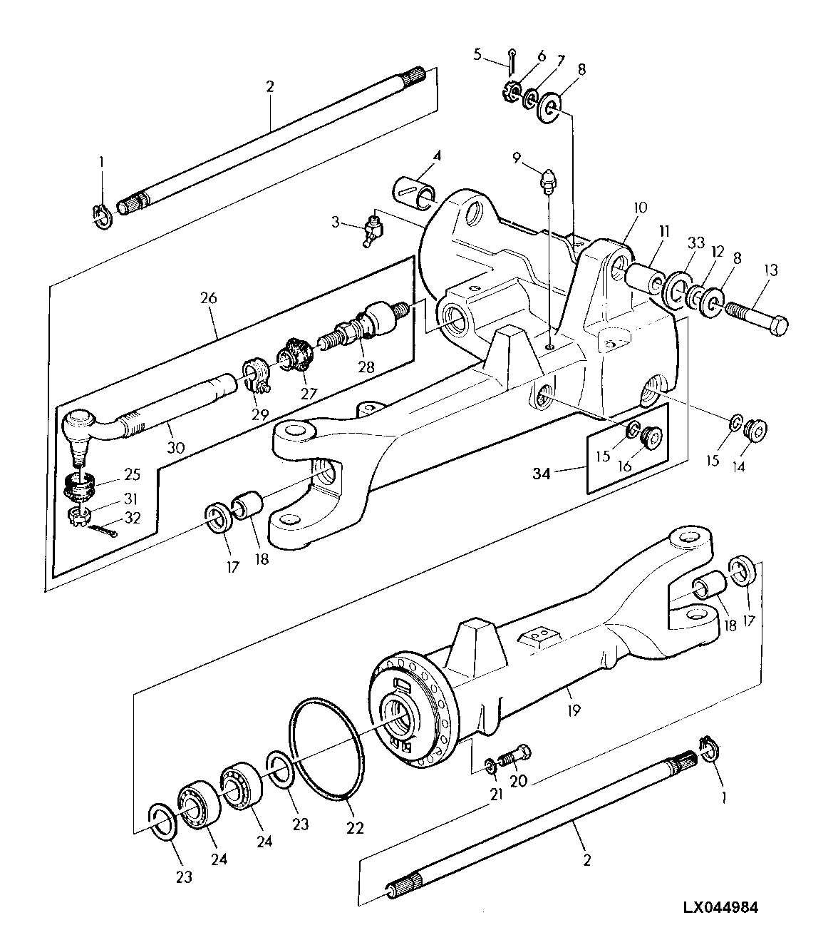 john deere 2950 parts diagram