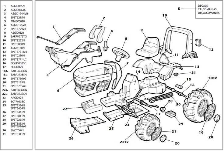 john deere 300 garden tractor parts diagram