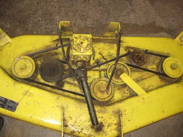 john deere 425 54 inch mower deck parts diagram