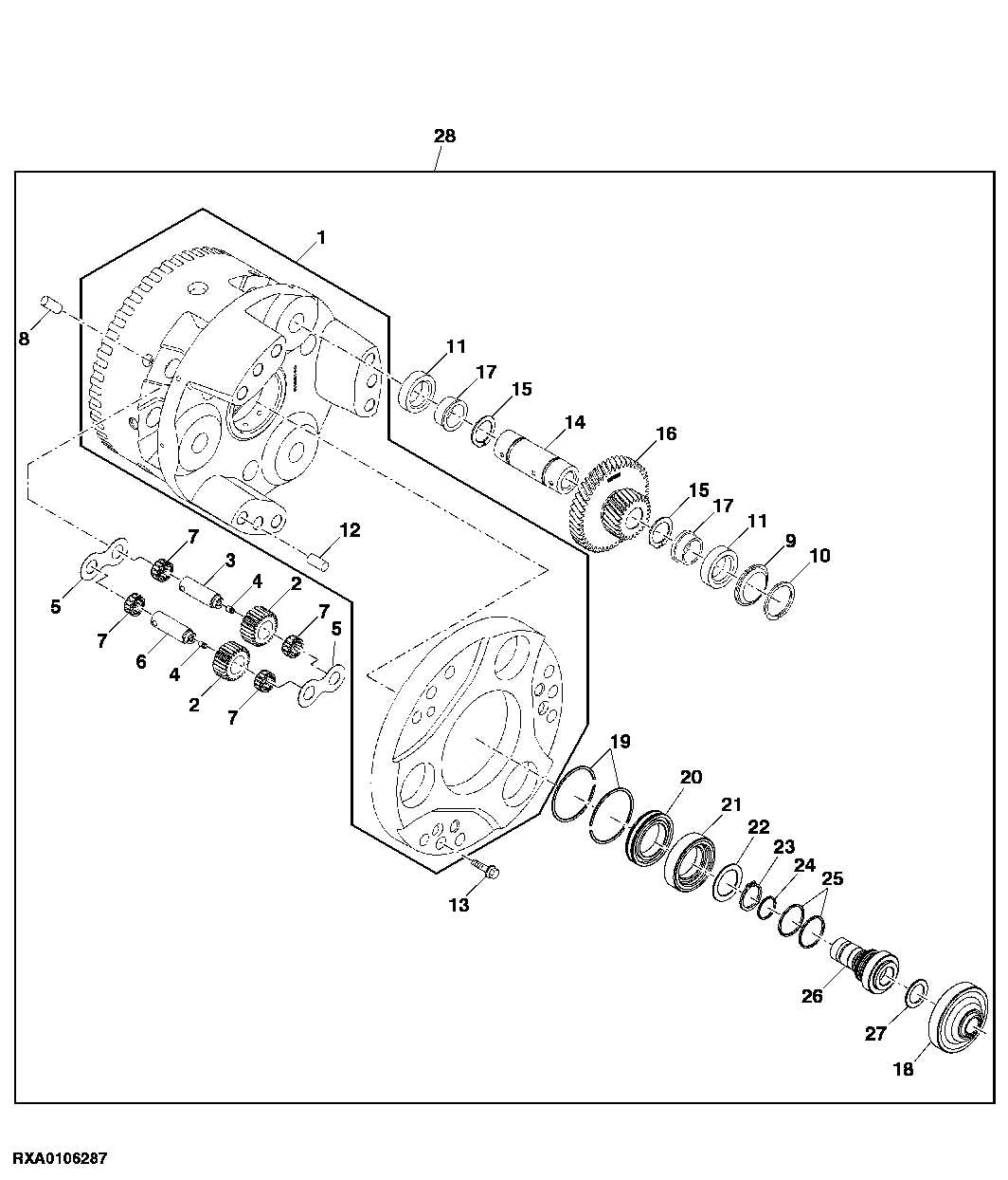 john deere 4430 parts diagram