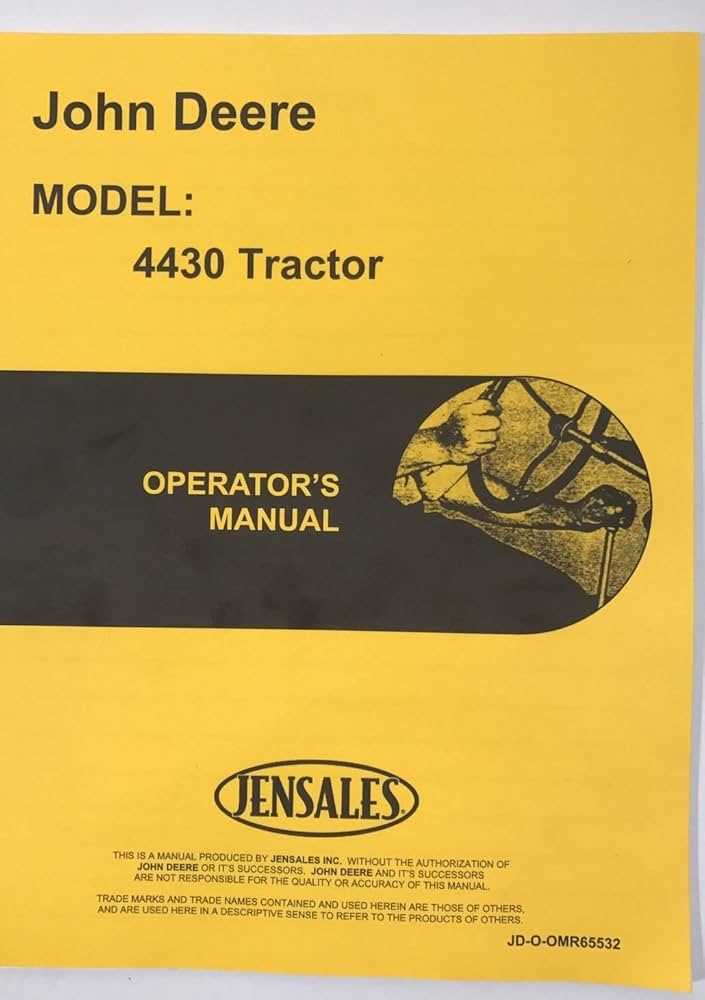 john deere 4430 parts diagram