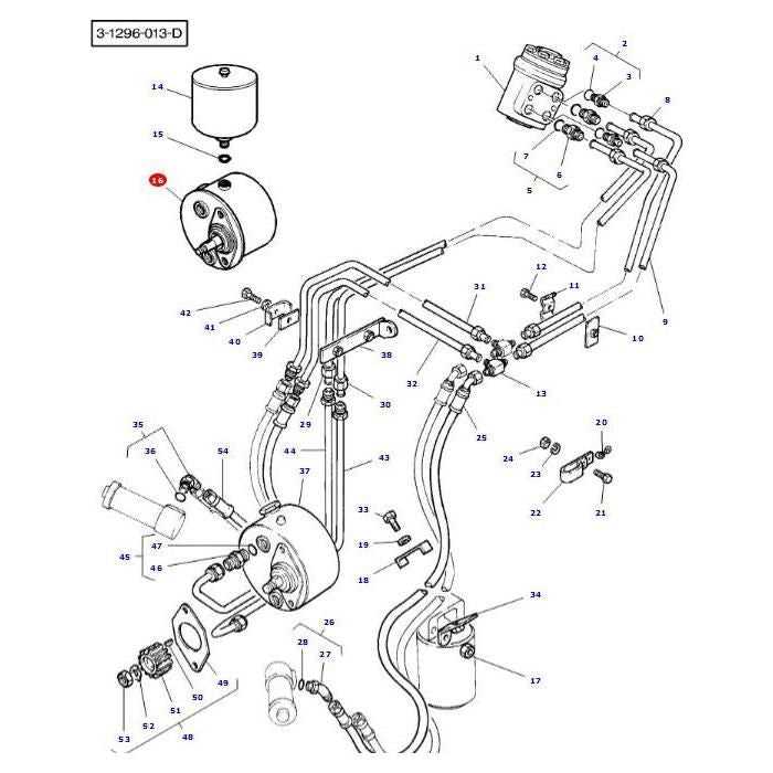 john deere 455 steering parts diagram