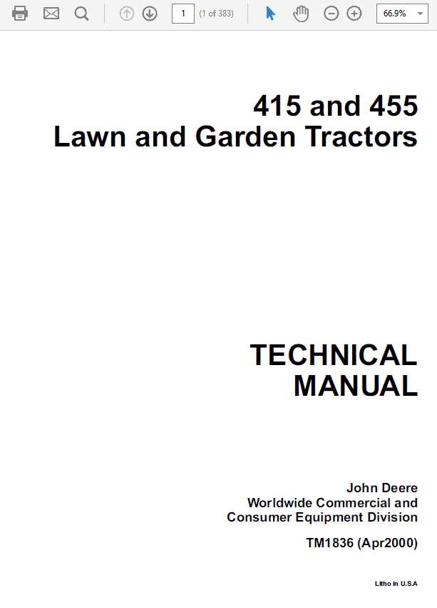 john deere 455 steering parts diagram