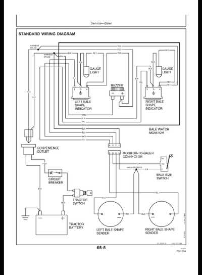 john deere 456 baler parts diagram