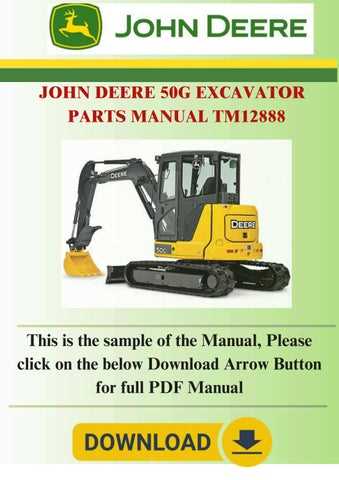 john deere 50g parts diagram