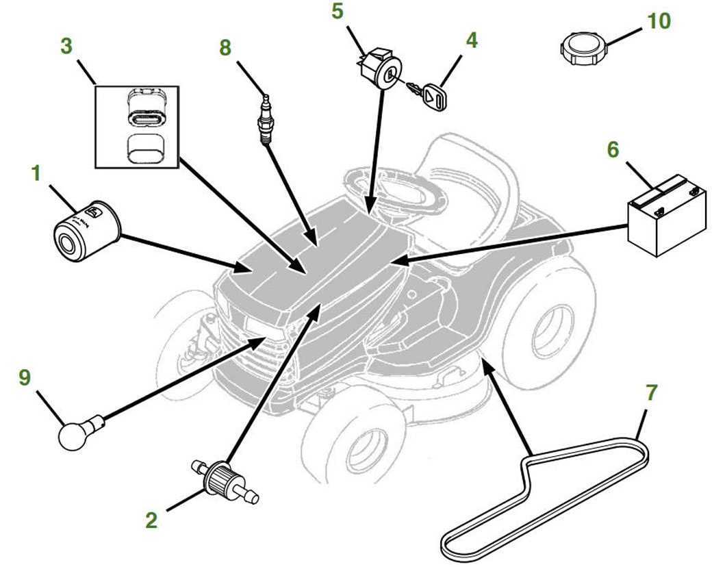 john deere 54 mower deck parts diagram