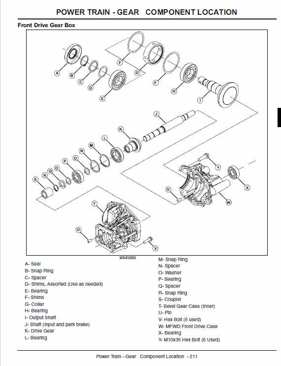 john deere 825i parts diagram