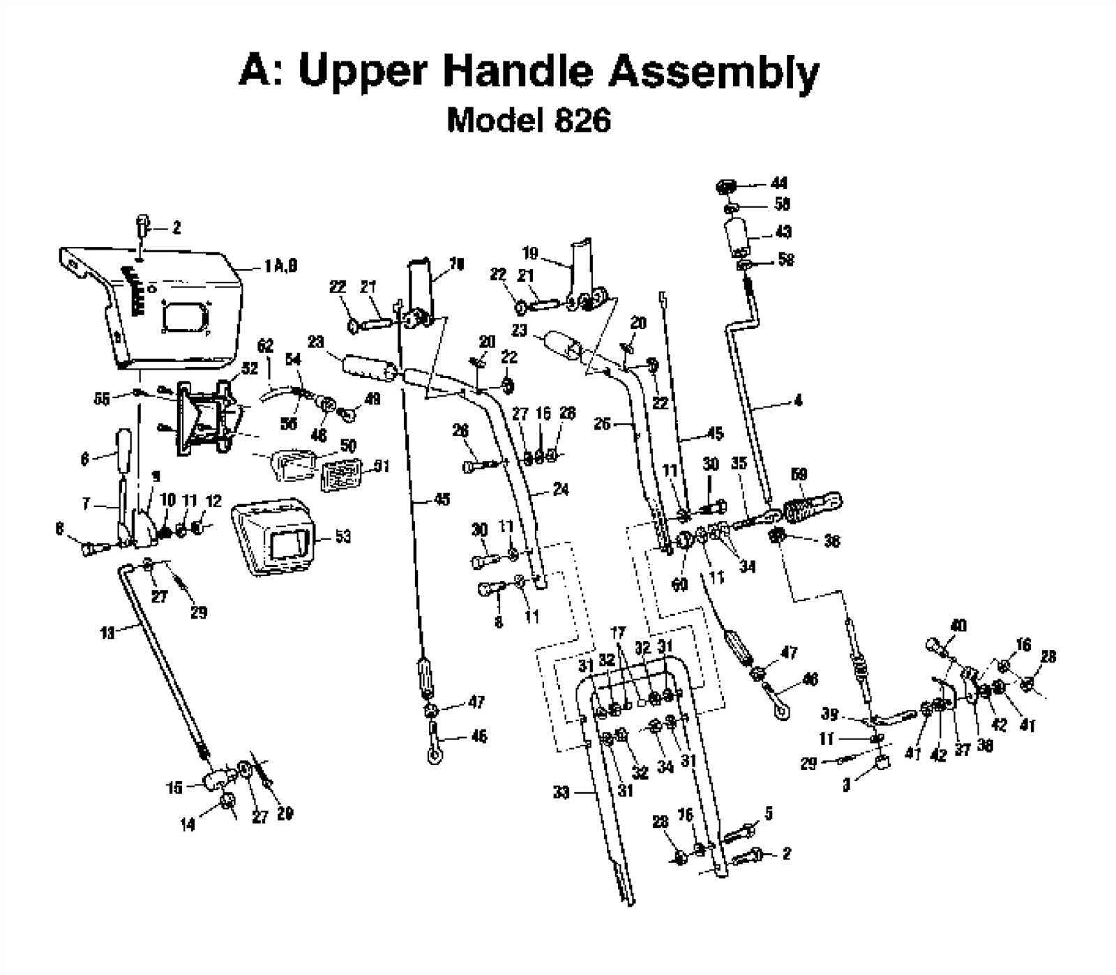 john deere 826 parts diagram