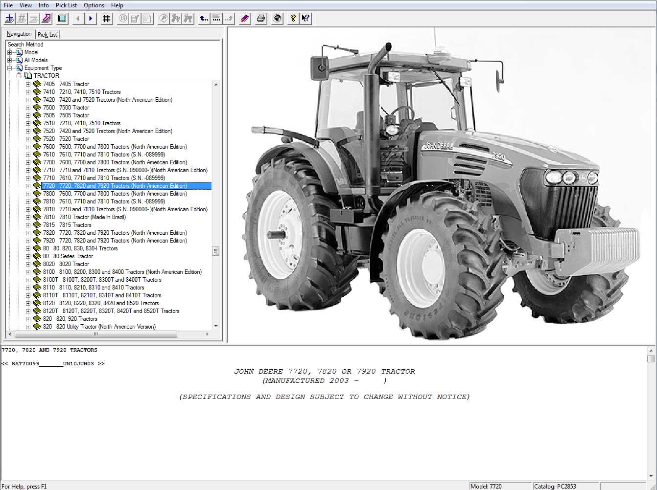 john deere 830 parts diagram