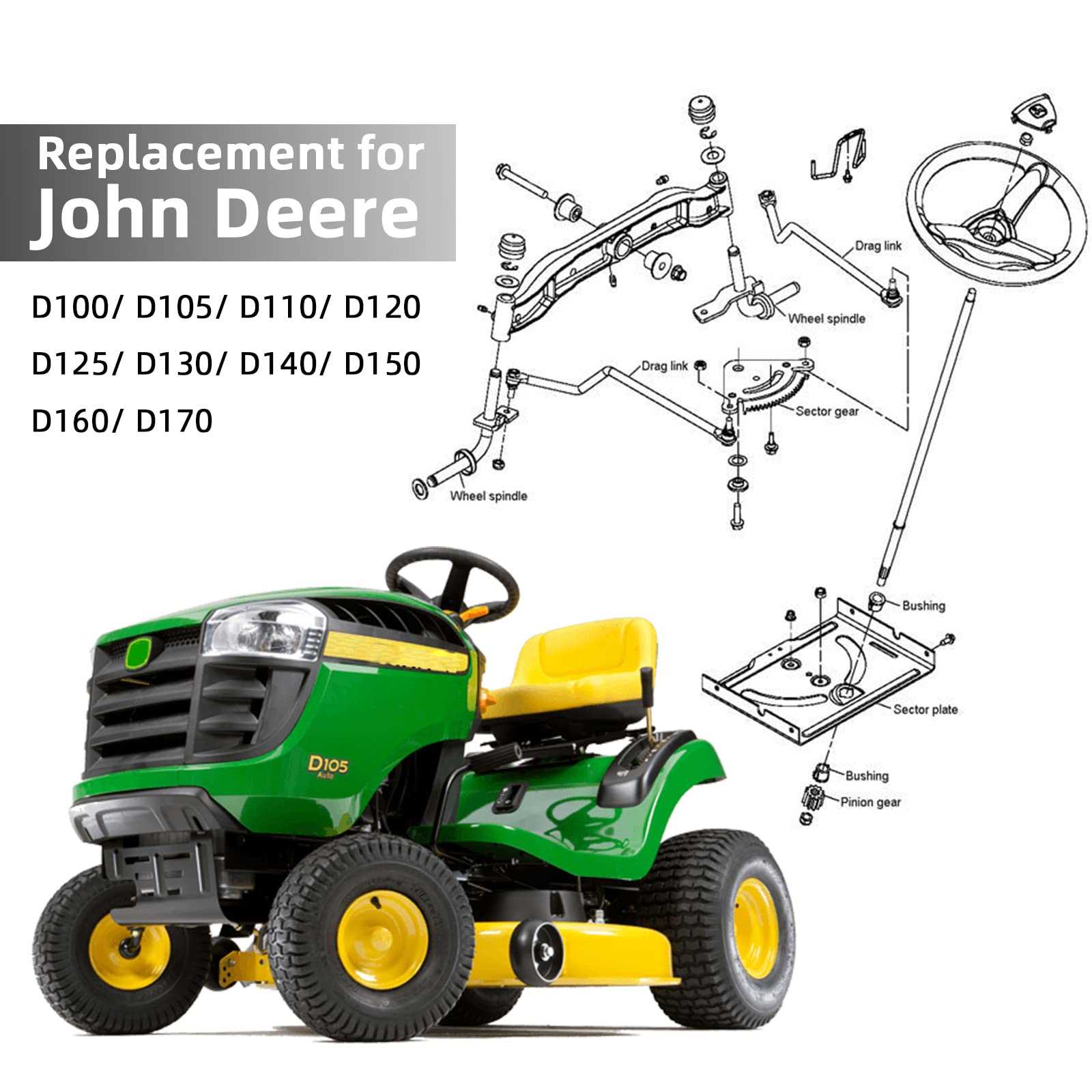 john deere d110 mower deck parts diagram