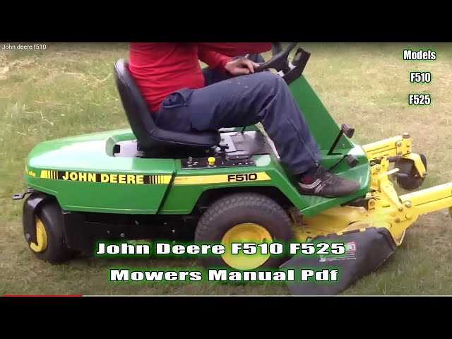 john deere f510 parts diagram