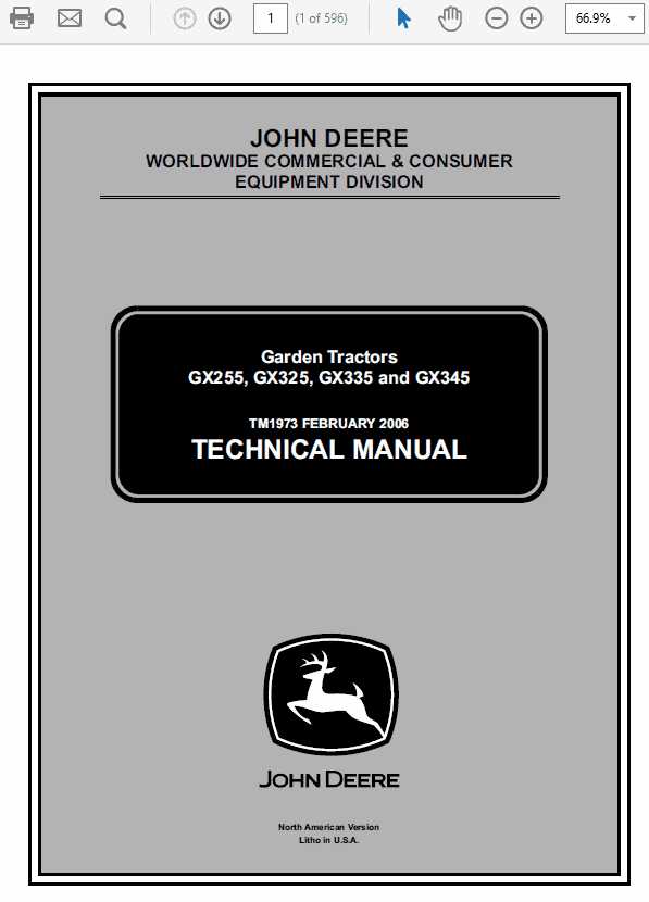 john deere gx335 parts diagram