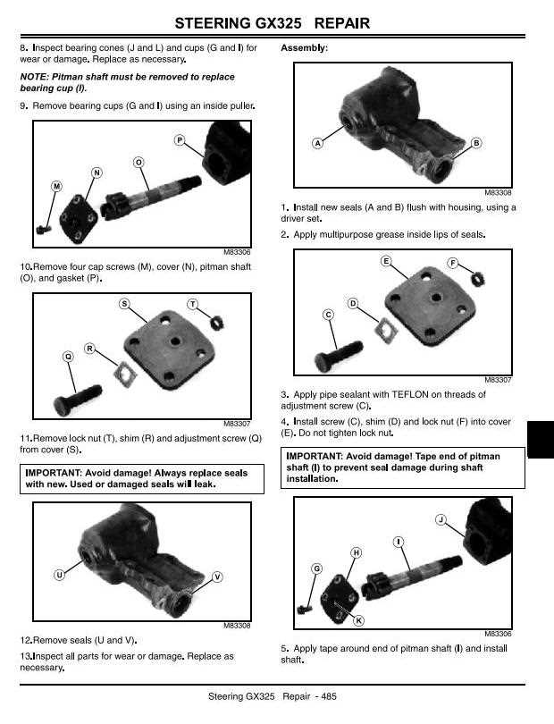 john deere gx335 parts diagram