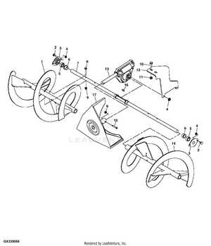 john deere l100 mower deck parts diagram