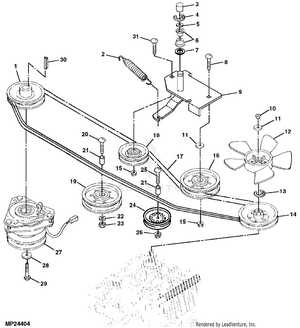 john deere lx277 parts diagram