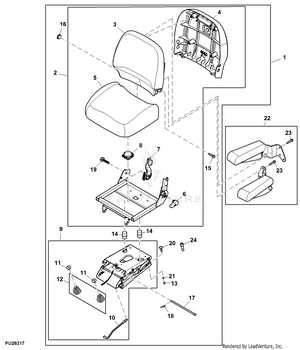 john deere x739 parts diagram