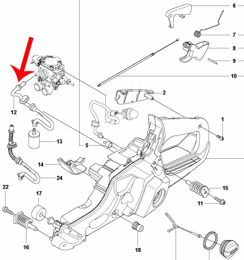 jonsered 525 chainsaw parts diagram