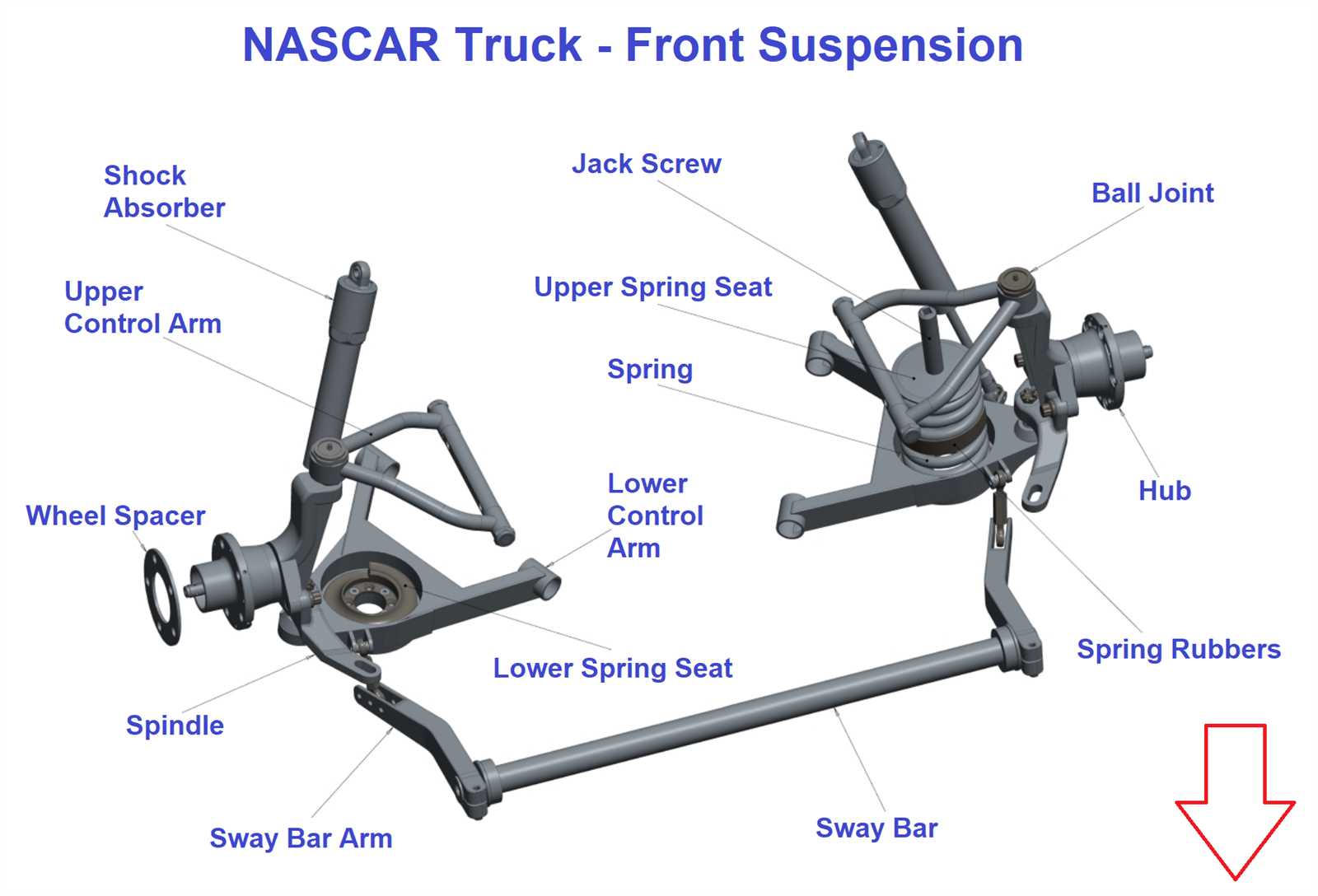 truck suspension parts diagram