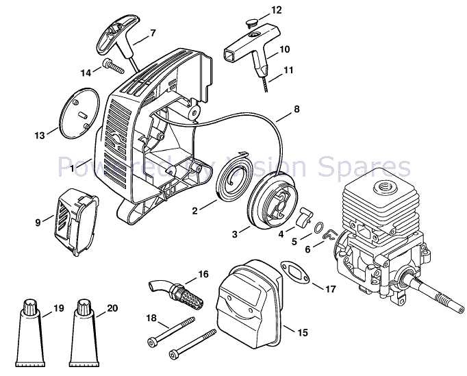 stihl mm55 parts diagram