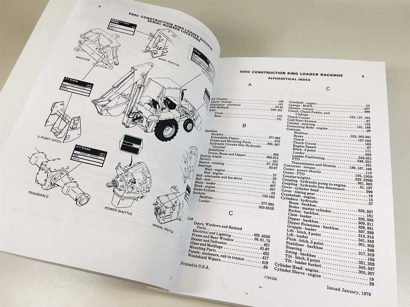 case 580c parts diagram