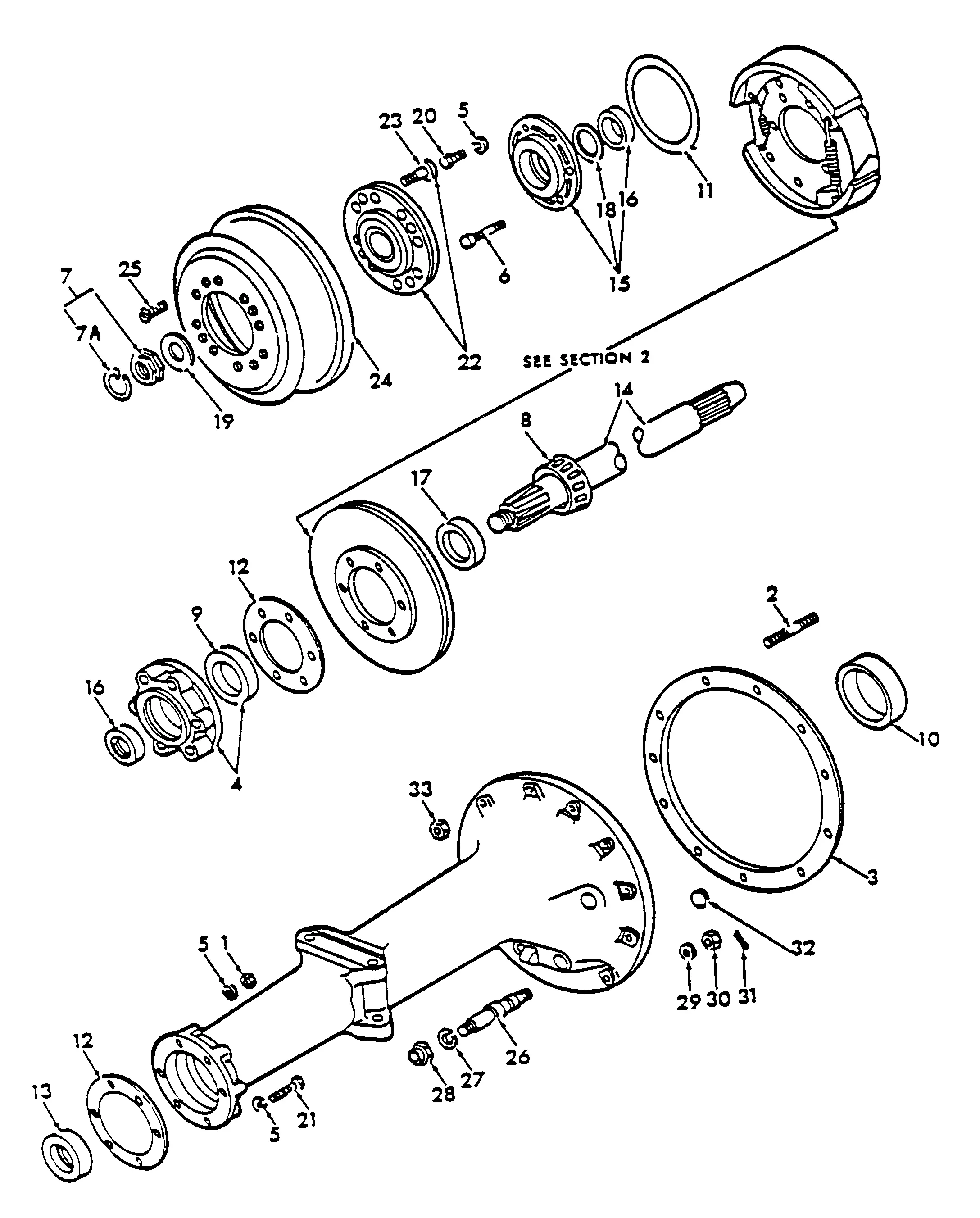 ford jubilee parts diagram